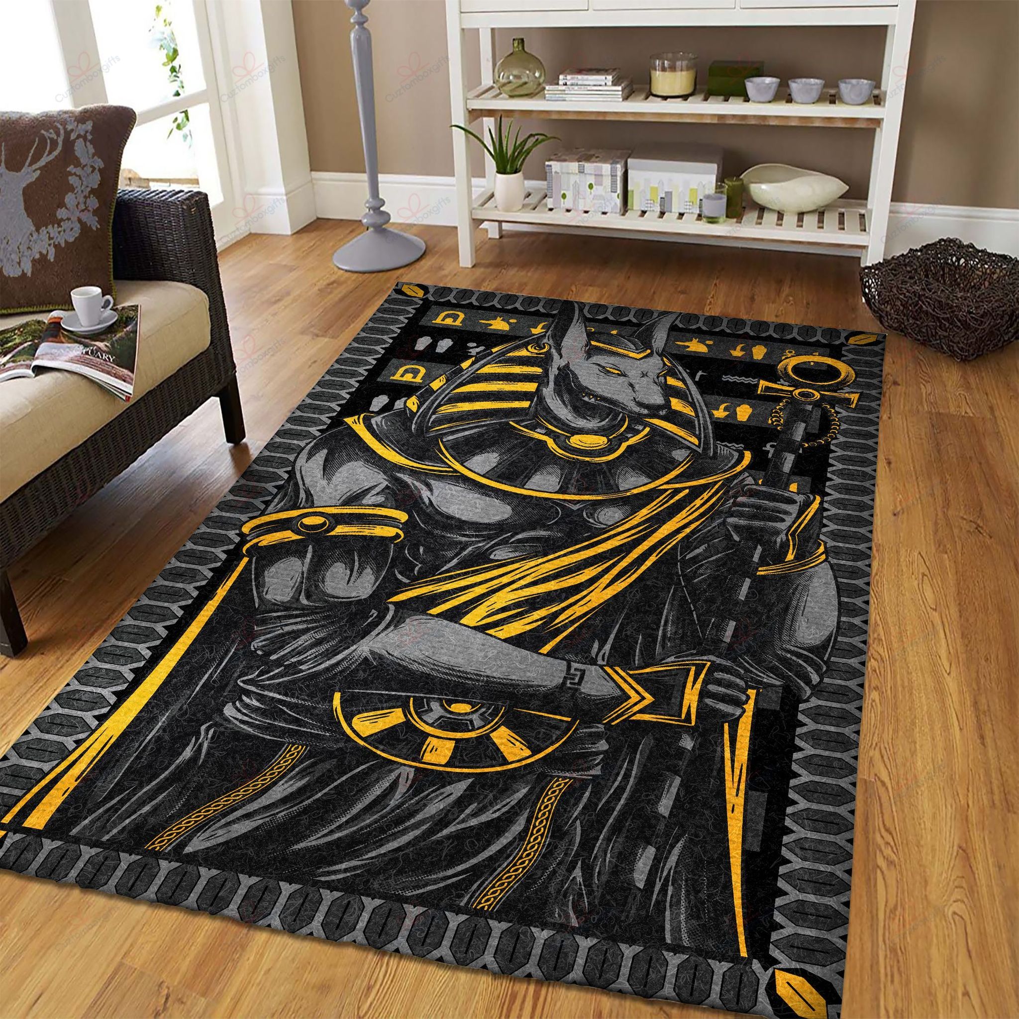 Anubis Warrior Rug Sport Decor Gift Floor Decor Living Room Carpet Rug Area Rug - afe62e009fba Anubis Warrior Rug Sport Decor Gift Floor Decor Living Room Carpet Rug Area Rug - afe62e009fba