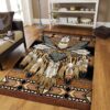Aplomado Falcon Native American Mandala Rug Sport Decor Gift Floor Decor Living Room Carpet Rug Area Rug - 77011f924673
