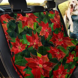 Appealing Beauty Of Poinsettia Car Back Seat Cover Dog Car Seat Covers - d1024d5c75fd