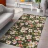 Apple Blossom Pattern Rug Sport Decor Gift Floor Decor Living Room Carpet Rug Area Rug - a3a9f757e4ab
