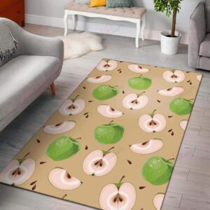 Apple Pattern Print 1 Rug Sport Decor Gift Floor Decor Living Room Carpet Rug Area Rug - f9720136c316