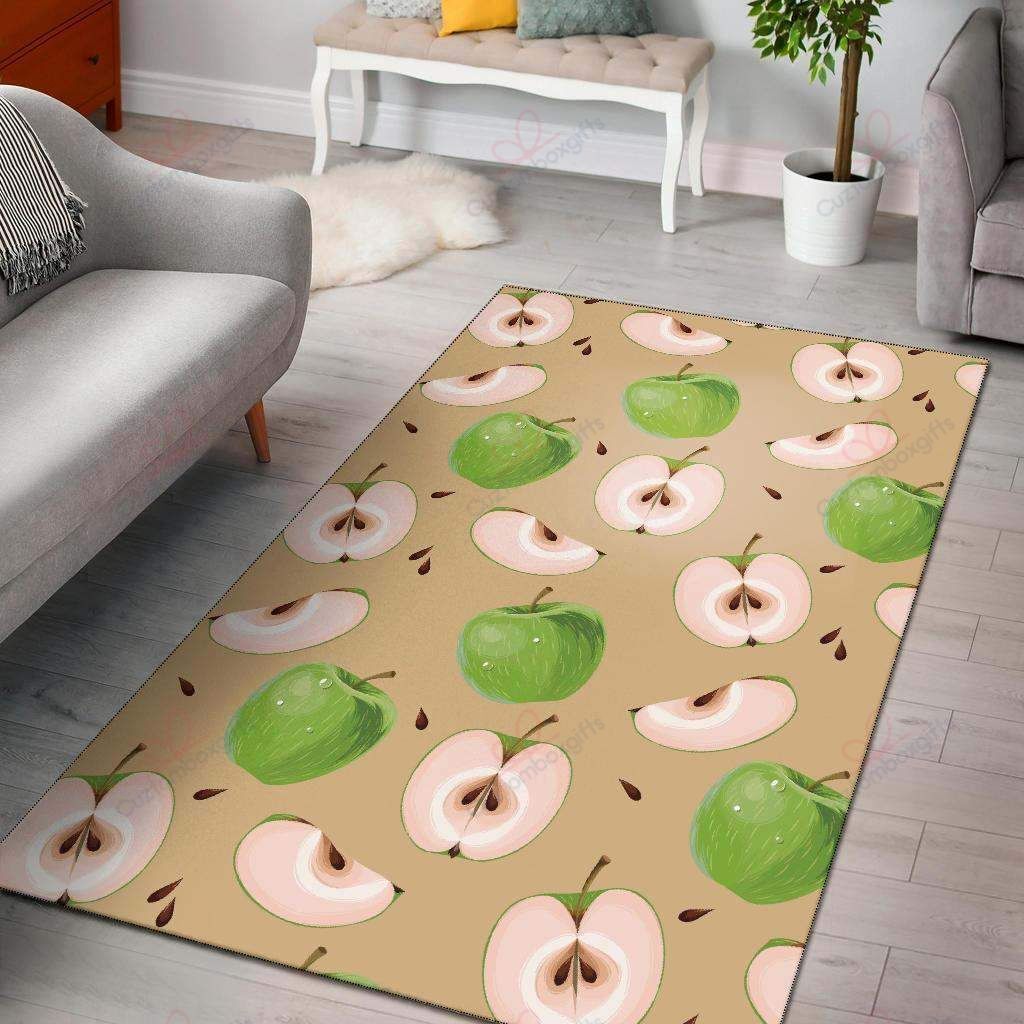 Apple Pattern Print 1 Rug Sport Decor Gift Floor Decor Living Room Carpet Rug Area Rug - f9720136c316 Apple Pattern Print 1 Rug Sport Decor Gift Floor Decor Living Room Carpet Rug Area Rug - f9720136c316