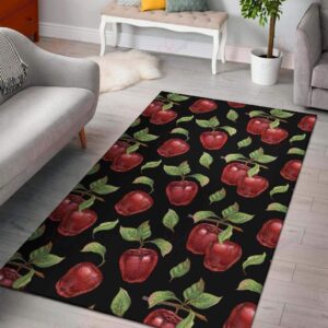 Apple Pattern Print Design Rug Sport Decor Gift Floor Decor Living Room Carpet Rug Area Rug - dabcd78d0024