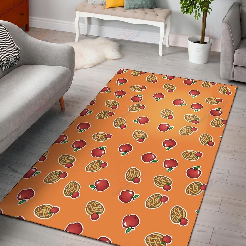 Apple Pie Pattern 2 Rug Sport Decor Gift Floor Decor Living Room Carpet Rug Area Rug - 040f707b29da Apple Pie Pattern 2 Rug Sport Decor Gift Floor Decor Living Room Carpet Rug Area Rug - 040f707b29da