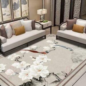 Apricot And Bird Rug Sport Decor Gift Floor Decor Living Room Carpet Rug Area Rug - f8bf85a617a3