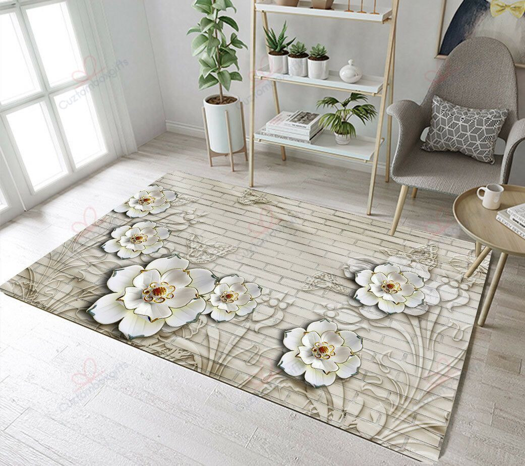 Apricot Flower Rug Sport Decor Gift Floor Decor Living Room Carpet Rug Area Rug - db61144355d9 Apricot Flower Rug Sport Decor Gift Floor Decor Living Room Carpet Rug Area Rug - db61144355d9