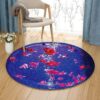 Aquarium Round Carpet Floor Rug Living Room Bedroom Decor Round Area Rug Carpet