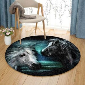 Arabian Moon Round Carpet Floor Rug Living Room Bedroom Decor Round Area Rug Carpet