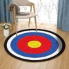 Archery Round Carpet Floor Rug Living Room Bedroom Decor Round Area Rug Carpet