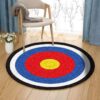 Archery Round Carpet Floor Rug Living Room Bedroom Decor Round Area Rug Carpet