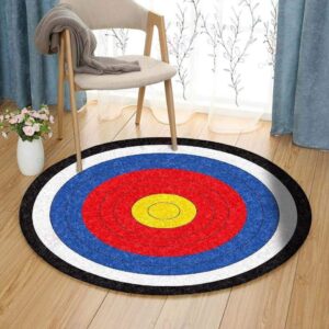 Archery Round Carpet Floor Rug Living Room Bedroom Decor Round Area Rug Carpet