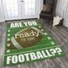 Are You Ready For Some Football Rug Sport Decor Gift Floor Decor Living Room Carpet Rug Area Rug - 5fb2fffa8f55