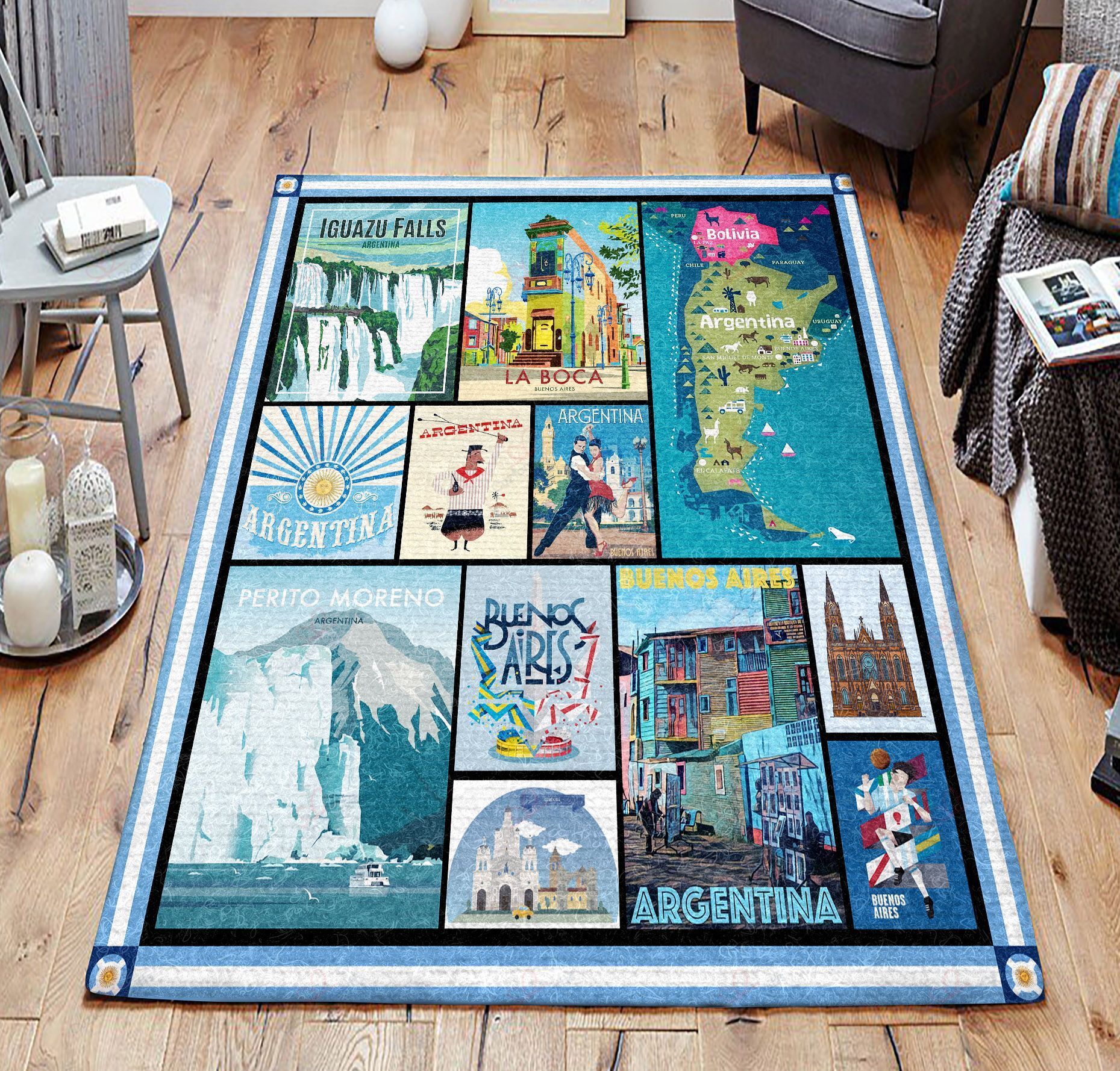 Argentina Rug Sport Decor Gift Floor Decor Living Room Carpet Rug Area Rug - c5dd534ce593 Argentina Rug Sport Decor Gift Floor Decor Living Room Carpet Rug Area Rug - c5dd534ce593