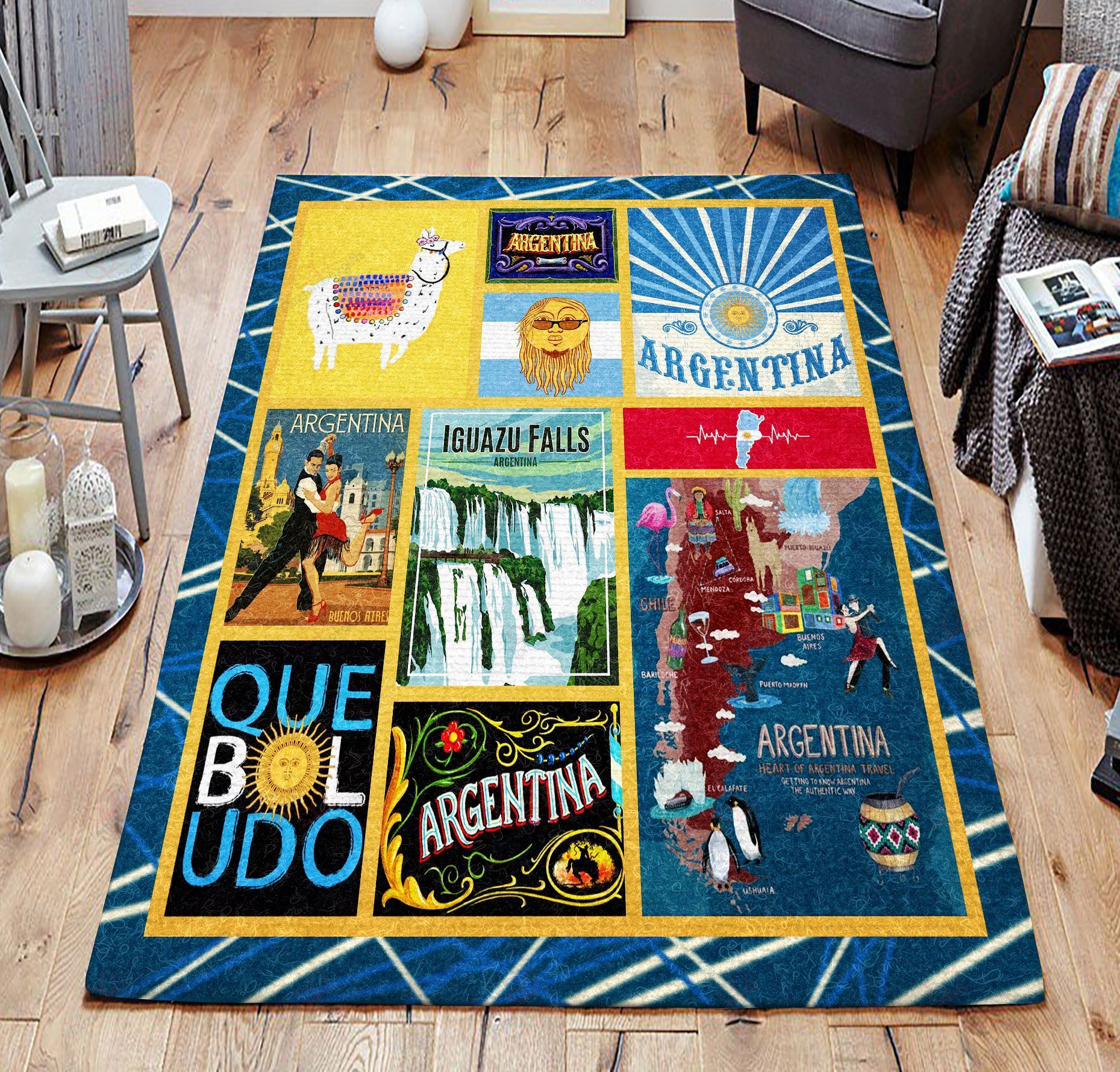 Argentina Rug Sport Decor Gift Floor Decor Living Room Carpet Rug Area Rug - b3b8a177432b Argentina Rug Sport Decor Gift Floor Decor Living Room Carpet Rug Area Rug - b3b8a177432b
