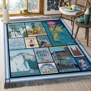 Argentina Stream Rug Sport Decor Gift Floor Decor Living Room Carpet Rug Area Rug - 933eee124ca7