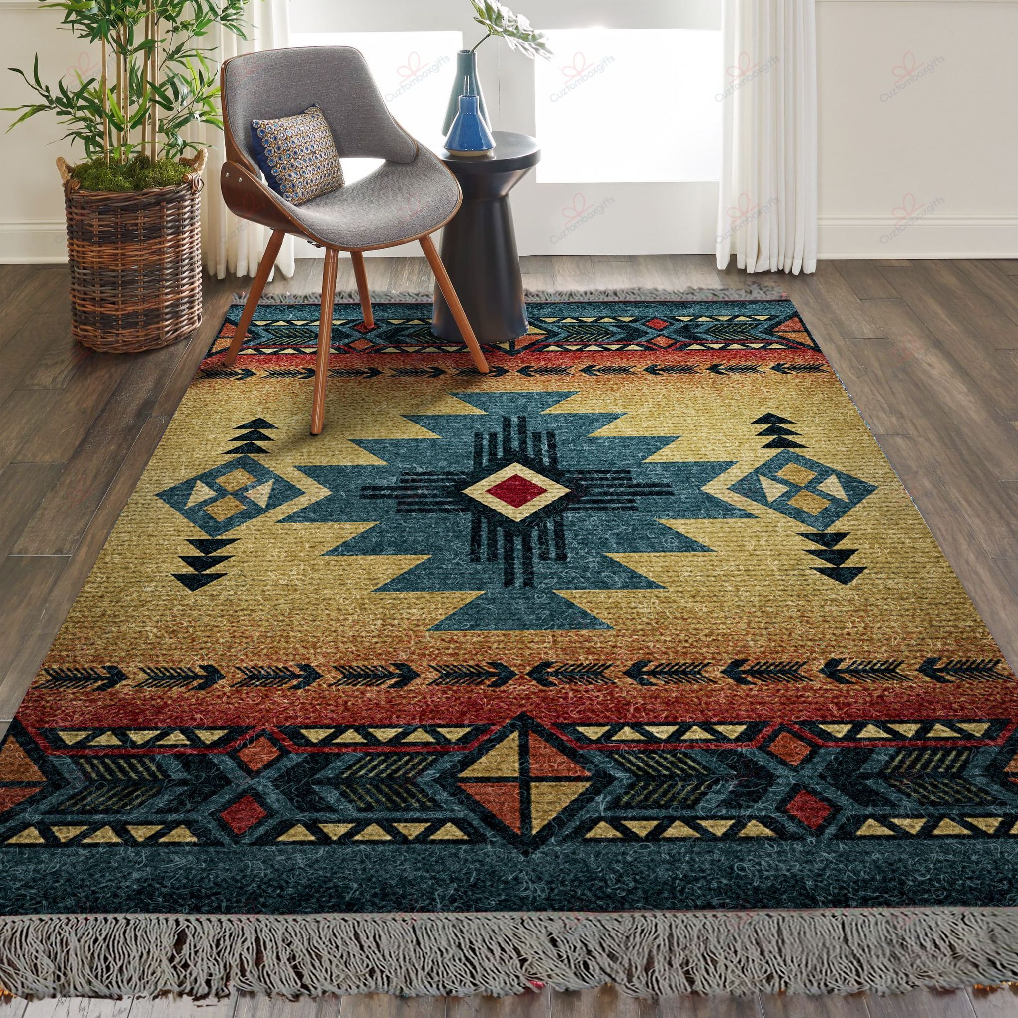 Arizona Blue Lodge Native America Rug Sport Decor Gift Floor Decor Living Room Carpet Rug Area Rug - 9e6bbf1ec7c2 Arizona Blue Lodge Native America Rug Sport Decor Gift Floor Decor Living Room Carpet Rug Area Rug - 9e6bbf1ec7c2