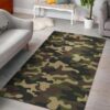 Army Green Camouflage Rug Sport Decor Gift Floor Decor Living Room Carpet Rug Area Rug - 3f5199e799b8