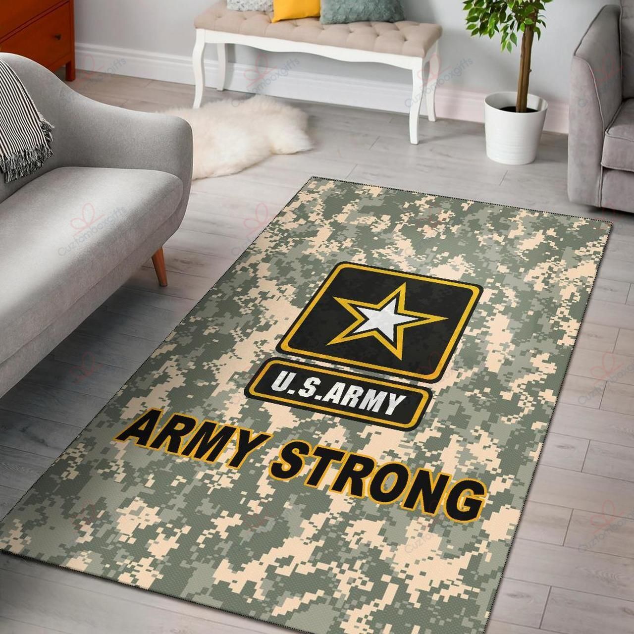 Army Strong Rug Sport Decor Gift Floor Decor Living Room Carpet Rug Area Rug - 68a31648a0f4 Army Strong Rug Sport Decor Gift Floor Decor Living Room Carpet Rug Area Rug - 68a31648a0f4