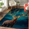 Art Of Deer Rug Sport Decor Gift Floor Decor Living Room Carpet Rug Area Rug - cf20b5bae191