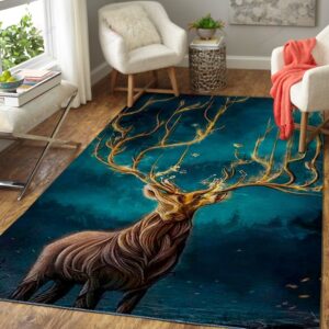 Art Of Deer Rug Sport Decor Gift Floor Decor Living Room Carpet Rug Area Rug - cf20b5bae191
