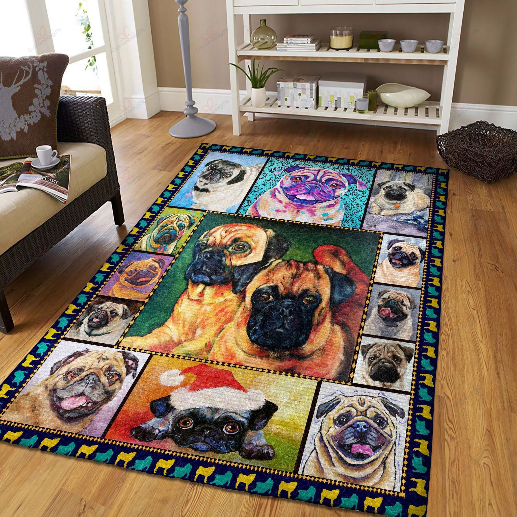 Art Pug Dog Al You Need Is Love And A Dog Rug Sport Decor Gift Floor Decor Living Room Carpet Rug Area Rug - aac63658bbaf Art Pug Dog Al You Need Is Love And A Dog Rug Sport Decor Gift Floor Decor Living Room Carpet Rug Area Rug - aac63658bbaf