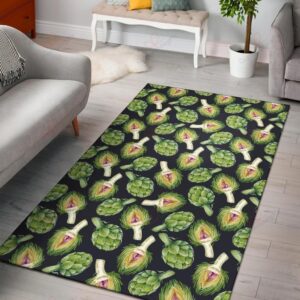 Artichoke Pattern 1 Rug Sport Decor Gift Floor Decor Living Room Carpet Rug Area Rug - d8d67456ddd8