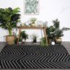 Artisan Natural Chevron Black Rug Sport Decor Gift Floor Decor Living Room Carpet Rug Area Rug - 56e22606d0bb