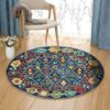 Aspen Round Carpet Floor Rug Living Room Bedroom Decor Round Area Rug Carpet