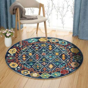 Aspen Round Carpet Floor Rug Living Room Bedroom Decor Round Area Rug Carpet