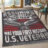 Assuming I Was Just An Old Man Veteran 23 Rug Sport Decor Gift Floor Decor Living Room Carpet Rug Area Rug - e3b5202036a4