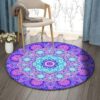Astral Shield Round Carpet Floor Rug Living Room Bedroom Decor Round Area Rug Carpet