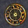 Astrology Round Carpet Floor Rug Living Room Bedroom Decor Round Area Rug Carpet