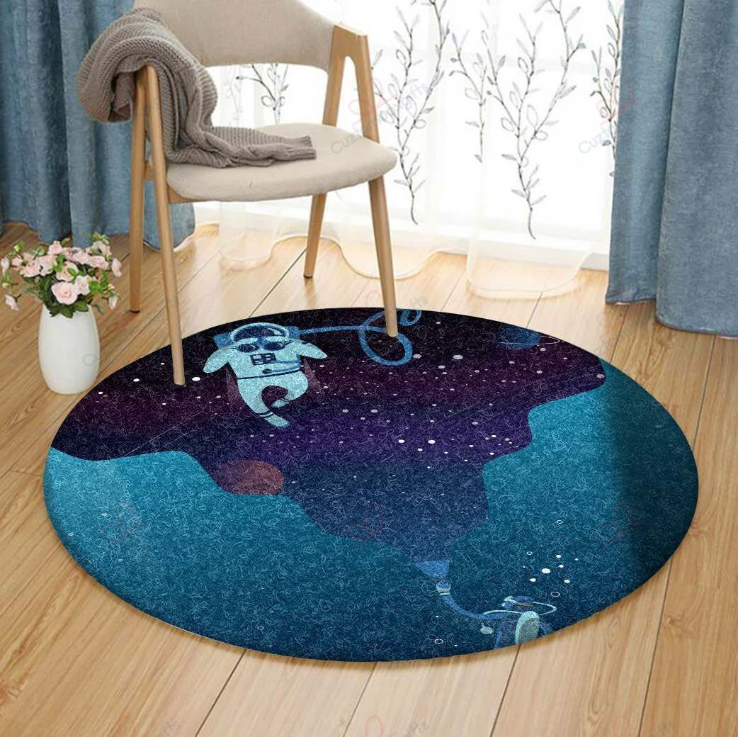Astronaut And Scuba Diving Round Carpet Floor Rug Living Room Bedroom Decor Round Area Rug Carpet Astronaut And Scuba Diving Round Carpet Floor Rug Living Room Bedroom Decor Round Area Rug Carpet