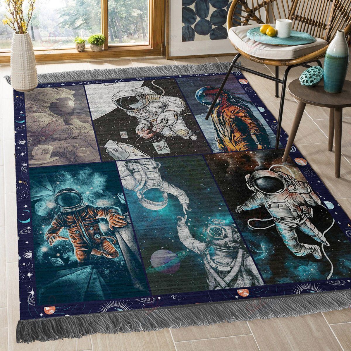Astronaut Rug Sport Decor Gift Floor Decor Living Room Carpet Rug Area Rug - 662b8695d3b0 Astronaut Rug Sport Decor Gift Floor Decor Living Room Carpet Rug Area Rug - 662b8695d3b0