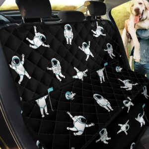 Astronaut On Black Car Back Seat Cover Dog Car Seat Covers - 8cd56e1d068b