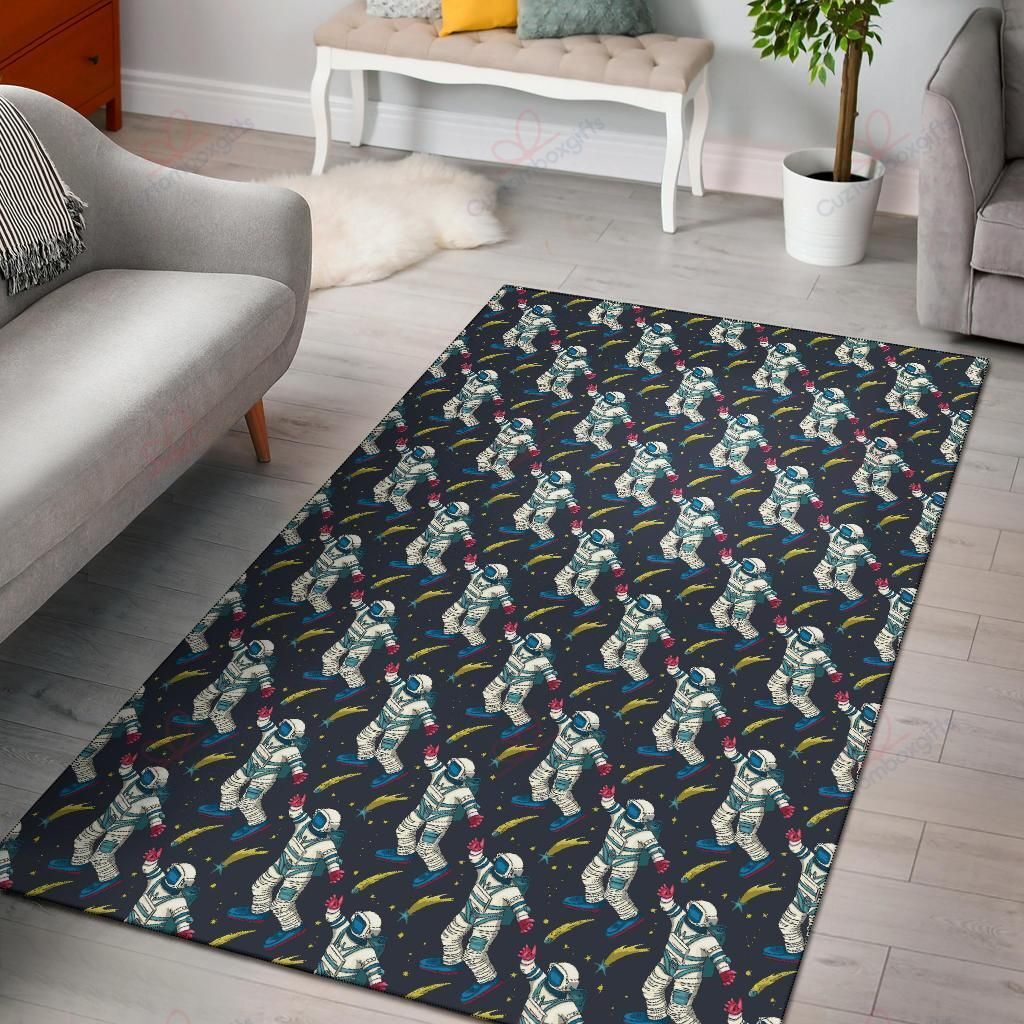 Astronaut Pattern 4 Rug Sport Decor Gift Floor Decor Living Room Carpet Rug Area Rug - 9e250114e47a Astronaut Pattern 4 Rug Sport Decor Gift Floor Decor Living Room Carpet Rug Area Rug - 9e250114e47a