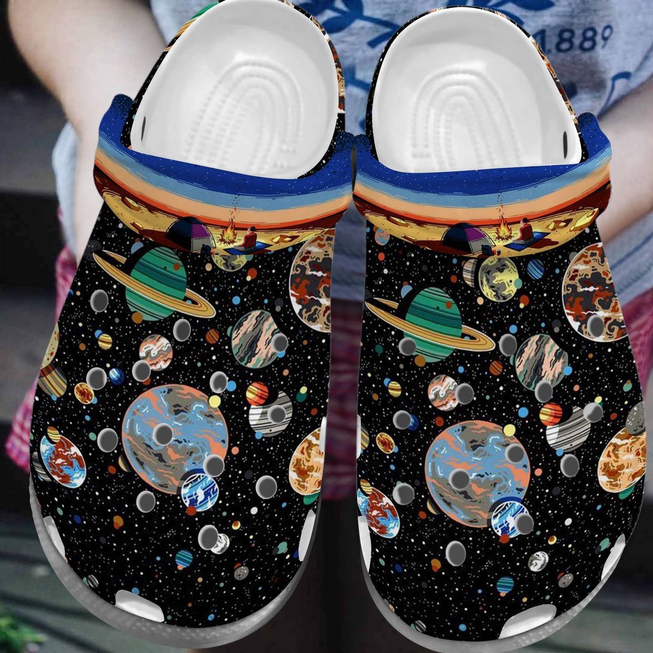 Astronaut Personalize Clog Custom Crocs Fashionstyle Comfortable For Women Men Kid Print 3D Whitesole Camping On Mars Astronaut Personalize Clog Custom Crocs Fashionstyle Comfortable For Women Men Kid Print 3D Whitesole Camping On Mars