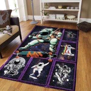 Astronaut Play Slide Rug Sport Decor Gift Floor Decor Living Room Carpet Rug Area Rug - 03876495f229