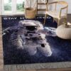 Astronaut Stay Hydrated Rug Sport Decor Gift Floor Decor Living Room Carpet Rug Area Rug - fe8d977bc7aa