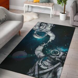 Astronaut Weird Rug Sport Decor Gift Floor Decor Living Room Carpet Rug Area Rug - 8e9228d8302d