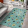 Atom Science Pattern Rug Sport Decor Gift Floor Decor Living Room Carpet Rug Area Rug - ffcfb835716d