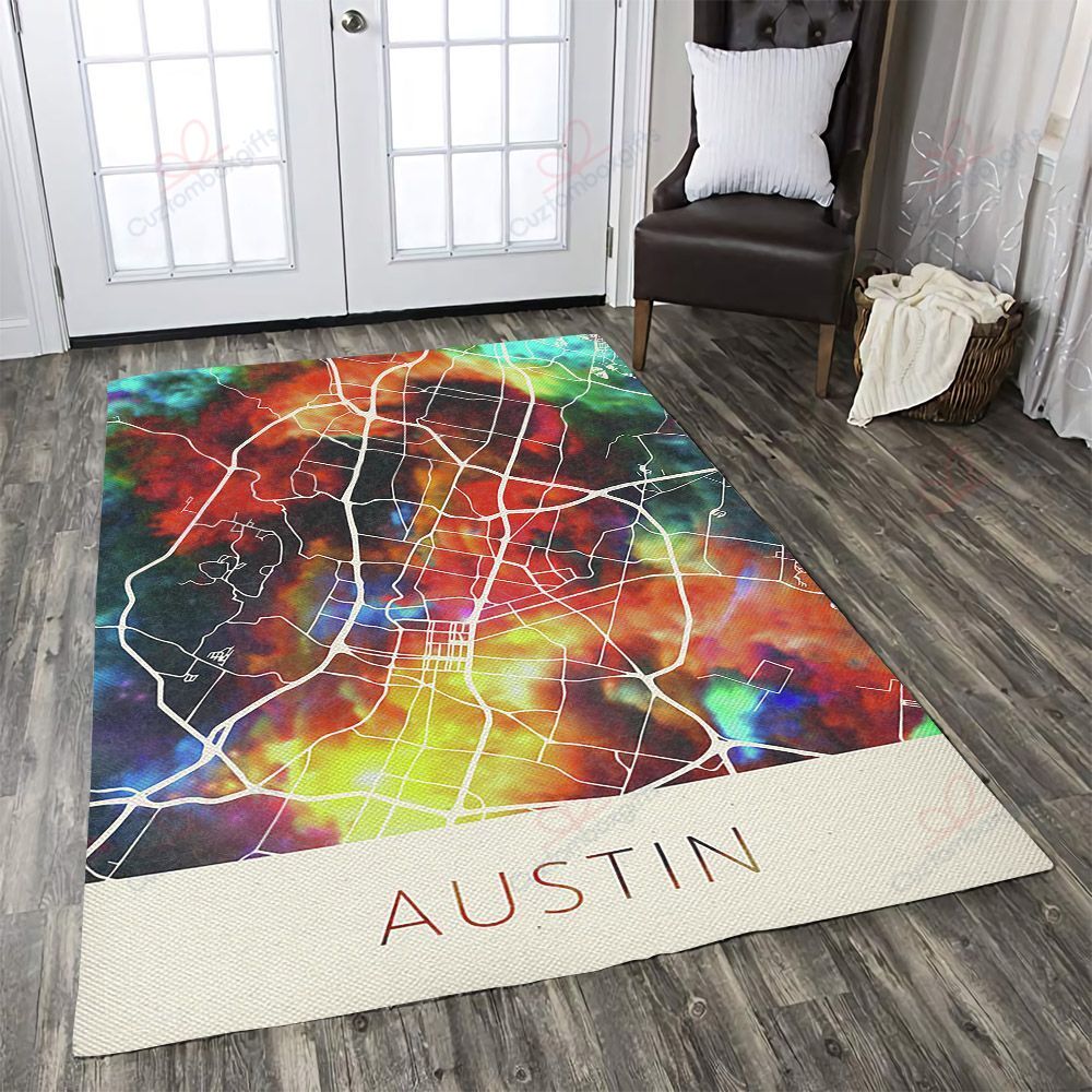 Austin Texass Map 1 Rug Sport Decor Gift Floor Decor Living Room Carpet Rug Area Rug - 736309210ff0 Austin Texass Map 1 Rug Sport Decor Gift Floor Decor Living Room Carpet Rug Area Rug - 736309210ff0