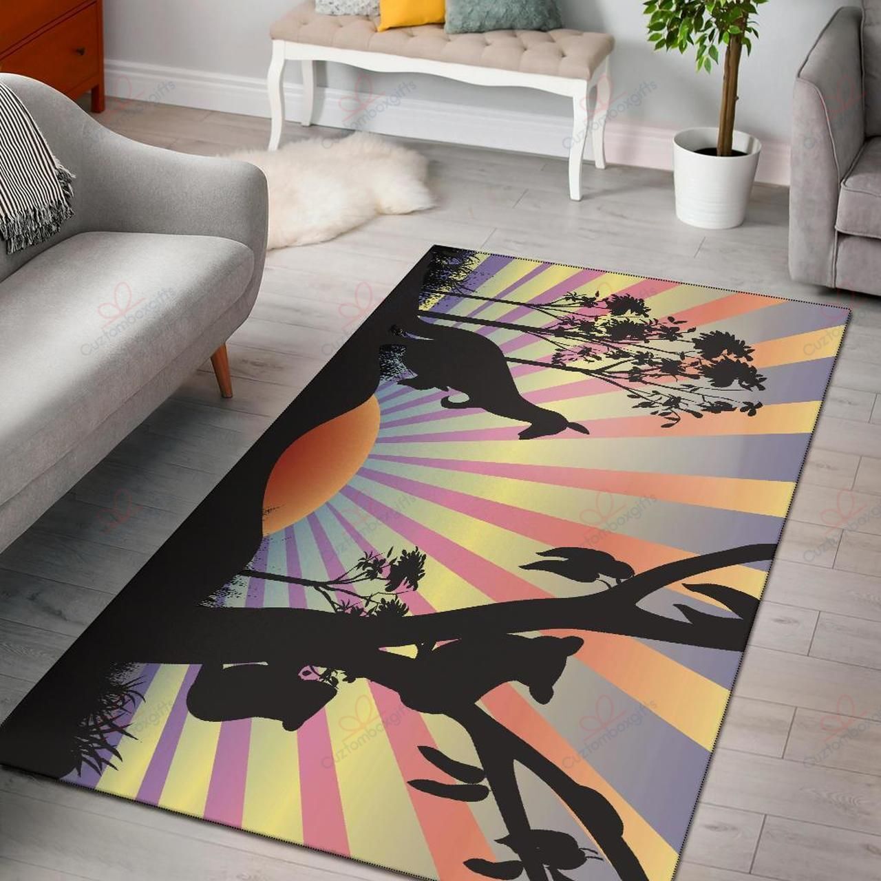Australia Kangaroo Area Rug With Koala In The Sunset Rug Sport Decor Gift Floor Decor Living Room Carpet Rug Area Rug - 37108c42fca8 Australia Kangaroo Area Rug With Koala In The Sunset Rug Sport Decor Gift Floor Decor Living Room Carpet Rug Area Rug - 37108c42fca8