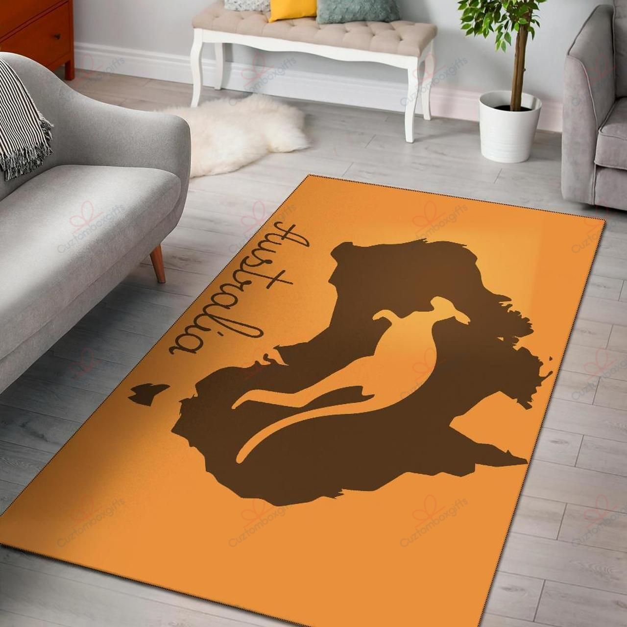 Australia Kangaroo Kangaroo And Map Rug Sport Decor Gift Floor Decor Living Room Carpet Rug Area Rug - eee3c22f267a Australia Kangaroo Kangaroo And Map Rug Sport Decor Gift Floor Decor Living Room Carpet Rug Area Rug - eee3c22f267a
