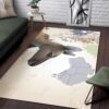 Australia Lonely Kangaroo Rug Sport Decor Gift Floor Decor Living Room Carpet Rug Area Rug - 15e1ac097e7b