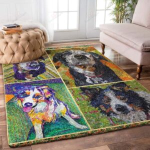 Australia Shepherd Rug Sport Decor Gift Floor Decor Living Room Carpet Rug Area Rug - 1f50e28b81ed