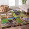 Australian Cattle Dog Rug Sport Decor Gift Floor Decor Living Room Carpet Rug Area Rug - d7c85a75e6c4