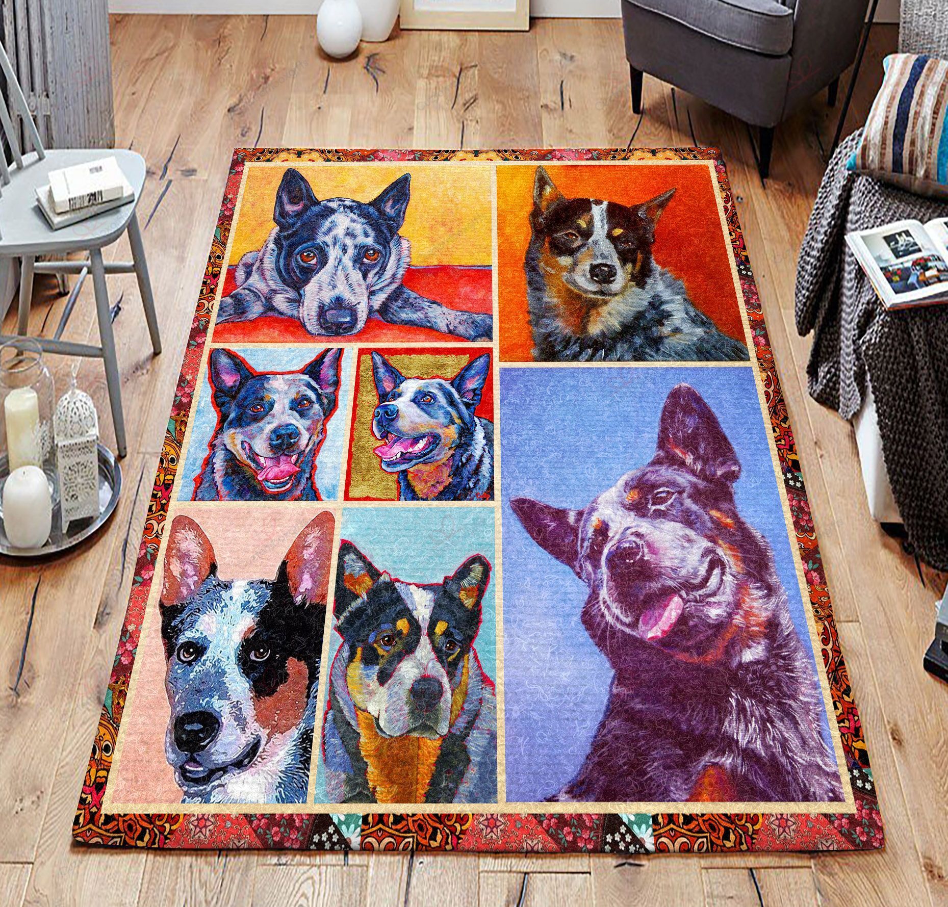 Australian Cattle Dog Rug Sport Decor Gift Floor Decor Living Room Carpet Rug Area Rug - a09cf7aeadb3 Australian Cattle Dog Rug Sport Decor Gift Floor Decor Living Room Carpet Rug Area Rug - a09cf7aeadb3