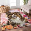 Australian Shepherd Rug Sport Decor Gift Floor Decor Living Room Carpet Rug Area Rug - 01b9b35a060c