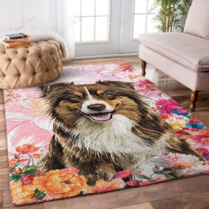 Australian Shepherd Rug Sport Decor Gift Floor Decor Living Room Carpet Rug Area Rug - 01b9b35a060c